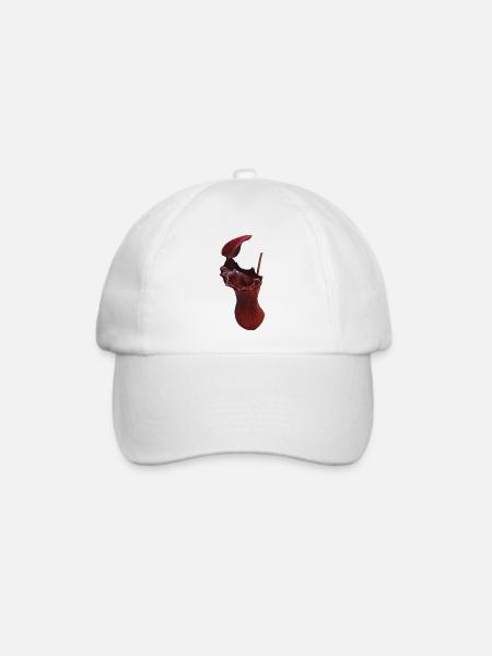 Nepenthes x briggsiana - Baseballkappe - Weiß/Weiß