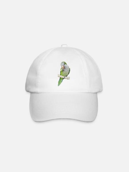 Argentinischer Sittich - Baseballkappe - Weiß/Weiß