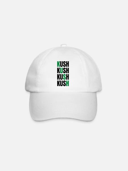 Kush - Baseballkappe - Weiß/Weiß