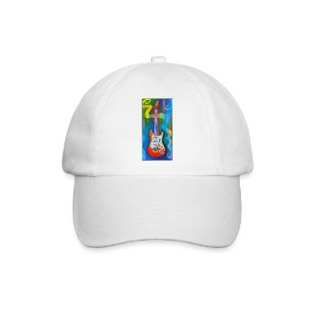 Elektische Gitarre, Egitarre - Baseballkappe - Weiß/Weiß - Vorne
