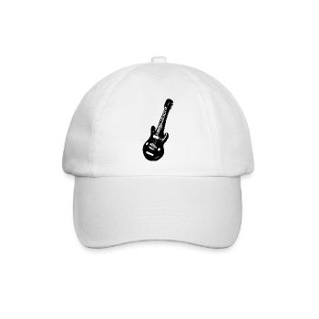 Elektrogitarre - Baseballkappe - Weiß/Weiß - Vorne