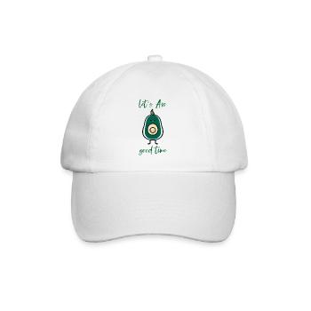 avo - Baseballkappe - Weiß/Weiß - Vorne