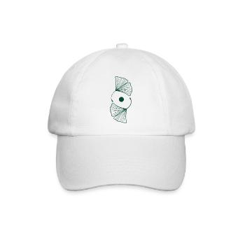 Ginkgo - Baseballkappe - Weiß/Weiß - Vorne