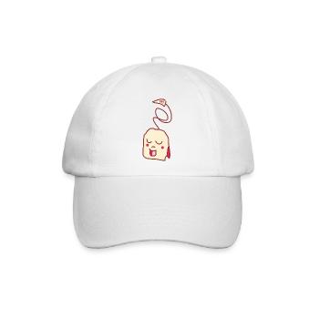 Tee - Baseballkappe - Weiß/Weiß - Vorne