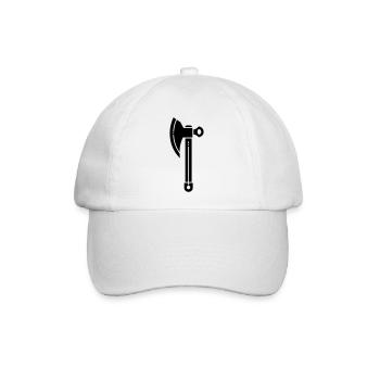 Axt - Baseballkappe - Weiß/Weiß - Vorne