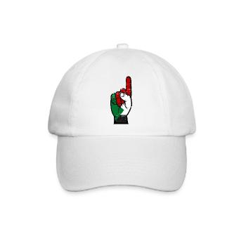 Sudan Flagge Nummer 1 used - Baseballkappe - Weiß/Weiß - Vorne