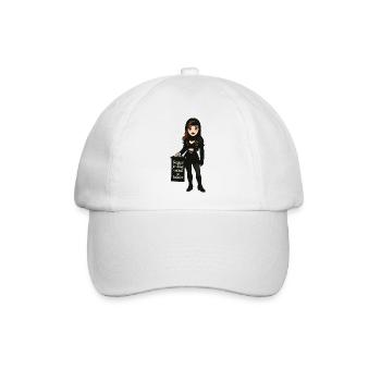 Vergiss deinen Schleier, offenbare deine Kraft - Baseballkappe - Weiß/Weiß - Vorne