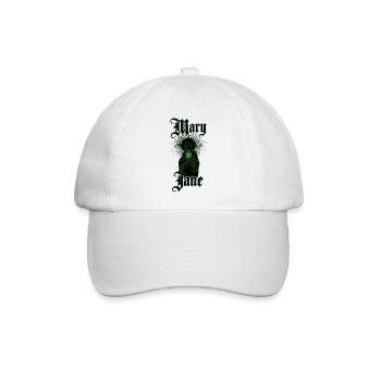 Mary_color_green_nowe1 - Baseballkappe - Weiß/Weiß - Vorne