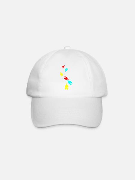 Spartaner Helm - Baseballkappe - Weiß/Weiß