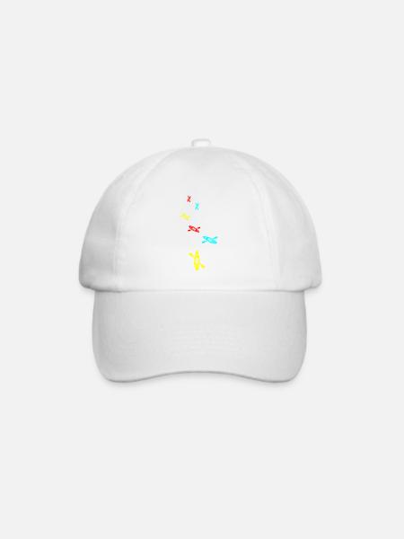 Kanu icon - Baseballkappe - Weiß/Weiß