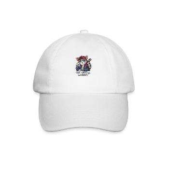 Gehen Sie weg. Verlierer! - Baseballkappe - Weiß/Weiß - Vorne