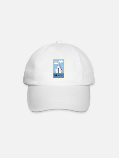 Kreuzfahrt - Baseballkappe - Weiß/Weiß