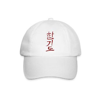 Hapkido - Koreanisch - Baseballkappe - Weiß/Weiß - Vorne