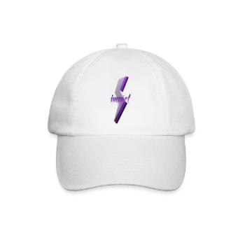 Impact PURPLE (modern) - Baseballkappe - Weiß/Weiß - Vorne