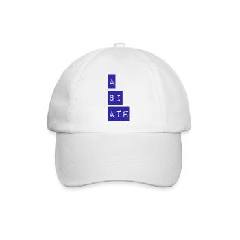 A SI ATE. Wonderful NEW Design by Maximum Design!! - Baseballkappe - Weiß/Weiß - Vorne