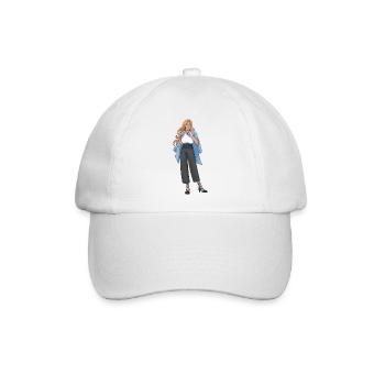 Nina - Baseballkappe - Weiß/Weiß - Vorne