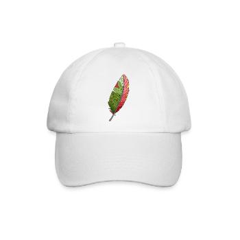 Feder - Baseballkappe - Weiß/Weiß - Vorne