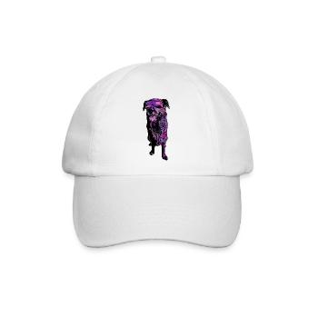 Good Boy Vector Design - Baseballkappe - Weiß/Weiß - Vorne