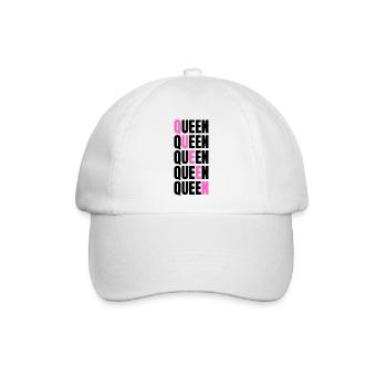 Queen - Baseballkappe - Weiß/Weiß - Vorne