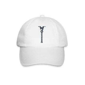 Krawatte Halskette 506070 - Baseballkappe - Weiß/Weiß - Vorne