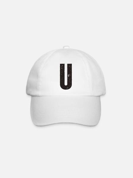 U - Baseballkappe - Weiß/Weiß