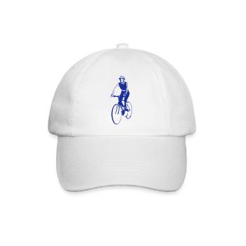 BICYCLE | Velo | Fahrrad   - Baseballkappe - Weiß/Weiß - Vorne