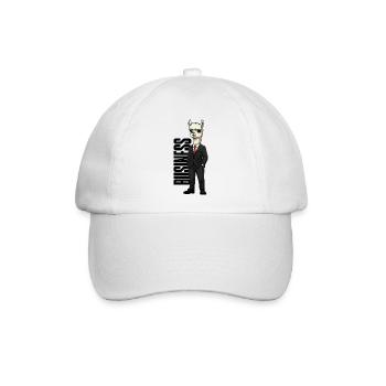 Business Alpaka - Baseballkappe - Weiß/Weiß - Vorne
