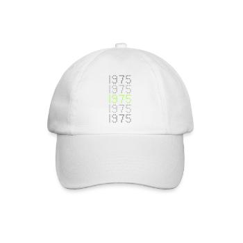 Style 1975 - Baseballkappe - Weiß/Weiß - Vorne