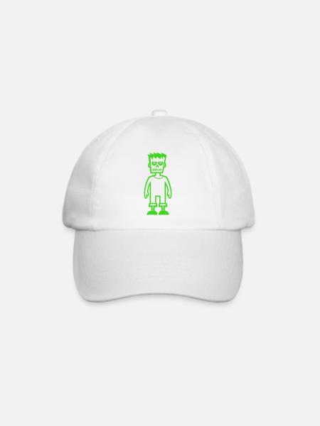monster - Baseballkappe - Weiß/Weiß