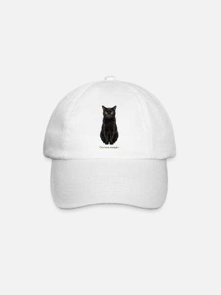 Ich habe genug Katze gesehen - Baseballkappe - Weiß/Weiß