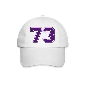 73 - Baseballkappe - Weiß/Weiß - Vorne