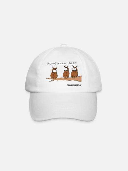 Uhus (neu) - Baseballkappe - Weiß/Weiß