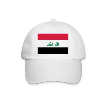 Irak - Baseballkappe - Weiß/Weiß - Vorne