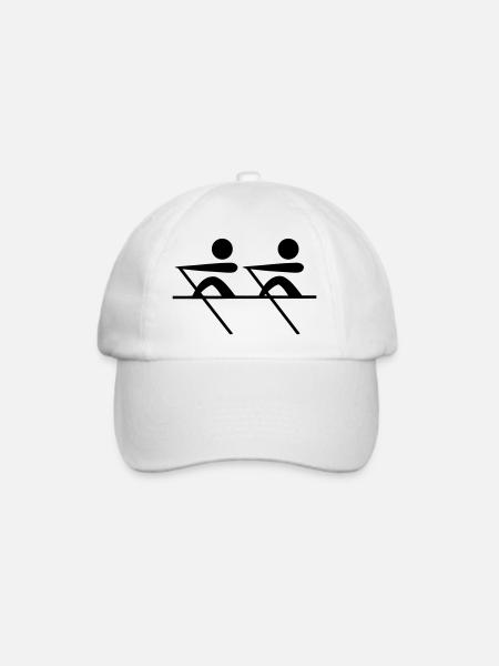 rowing os - Baseballkappe - Weiß/Weiß