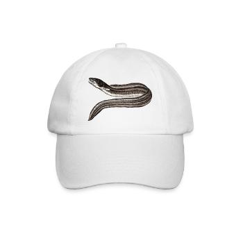 Aal Angler - Baseballkappe - Weiß/Weiß - Vorne