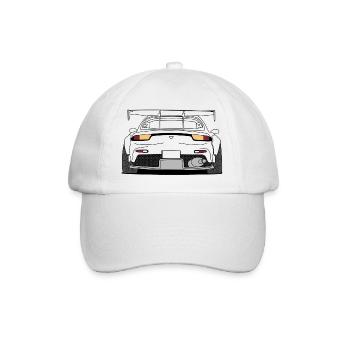 rx7 rear outlines - Baseballkappe - Weiß/Weiß - Vorne