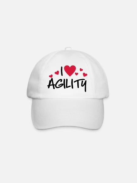 agility - Baseballkappe - Weiß/Weiß