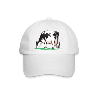 cow106 - Baseballkappe - Weiß/Weiß - Vorne