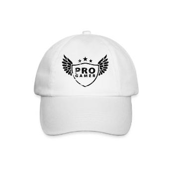 progamer - Baseballkappe - Weiß/Weiß - Vorne