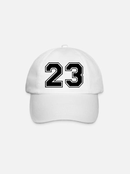 23 - Baseballkappe - Weiß/Weiß