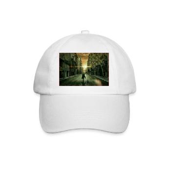 You never walk alone - Baseballkappe - Weiß/Weiß - Vorne