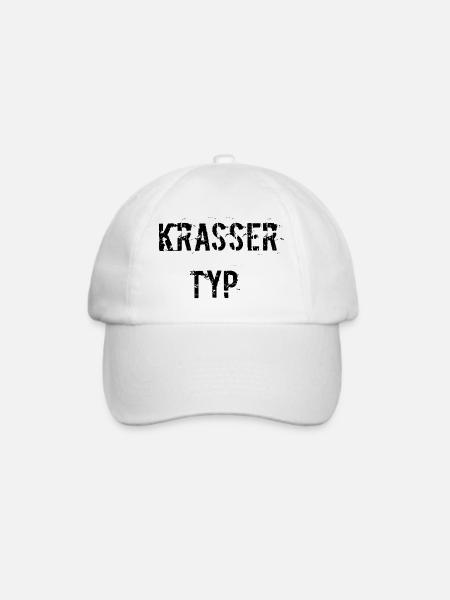 Krasser Typ - Baseballkappe - Weiß/Weiß