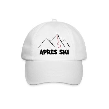 apres ski - Baseballkappe - Weiß/Weiß - Vorne