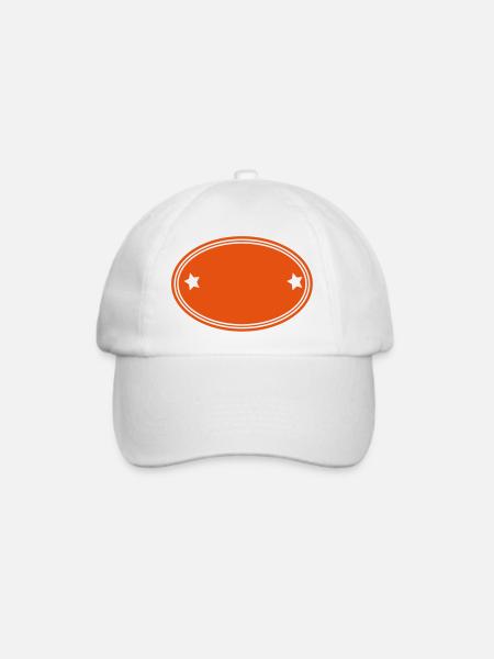 Rahmen - Baseballkappe - Weiß/Weiß
