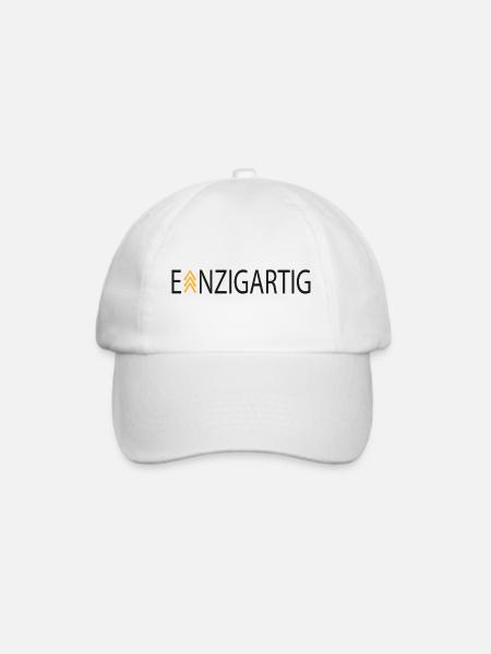Einzigartig - Baseballkappe - Weiß/Weiß
