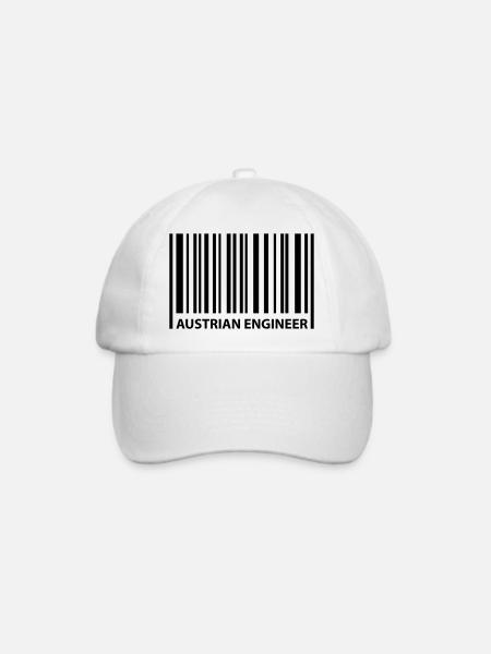 austrian engineer - Baseballkappe - Weiß/Weiß