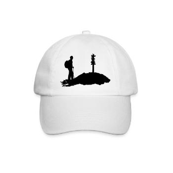 Wandern, wanderer - Baseballkappe - Weiß/Weiß - Vorne