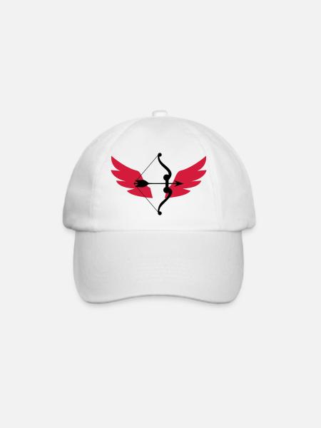 Archery / Bogenschießen / Tir à l'arc - Baseballkappe - Weiß/Weiß