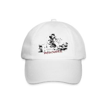 MTB bergab - Baseballkappe - Weiß/Weiß - Vorne