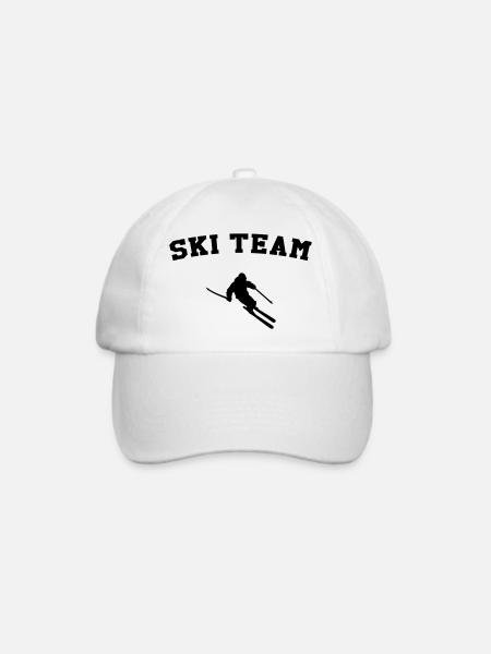 Skiteam - Baseballkappe - Weiß/Weiß